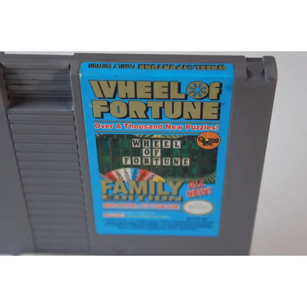 Wheel of Fortune Family Edition (Nintendo Entertainment System, 1990) Game Only